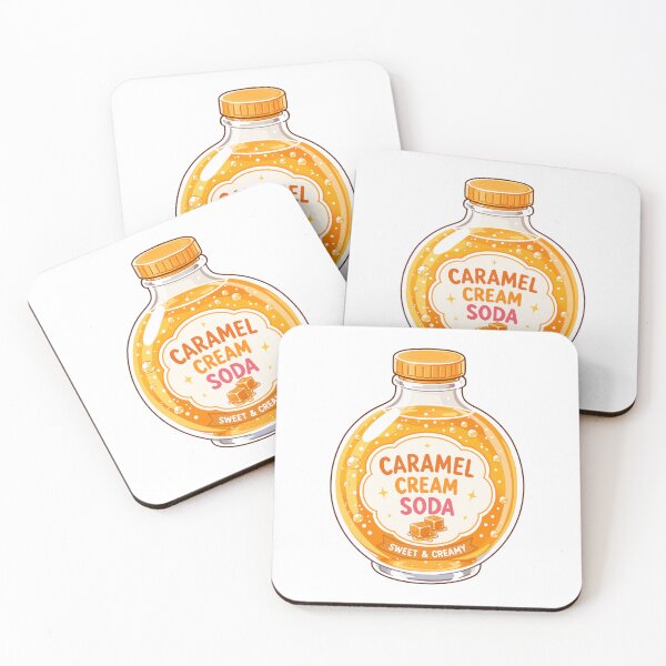 Item preview, Cute Caramel Cream Soda Clipart PNG designed and sold by KJackArtwork.