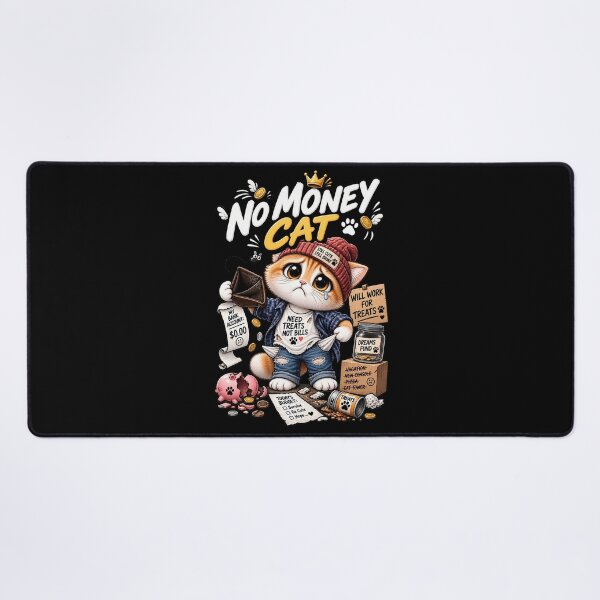 Item preview, No Money Cat designed and sold by Meow Story .