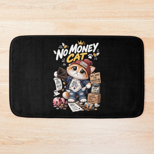 Item preview, No Money Cat  designed and sold by Meow Story .