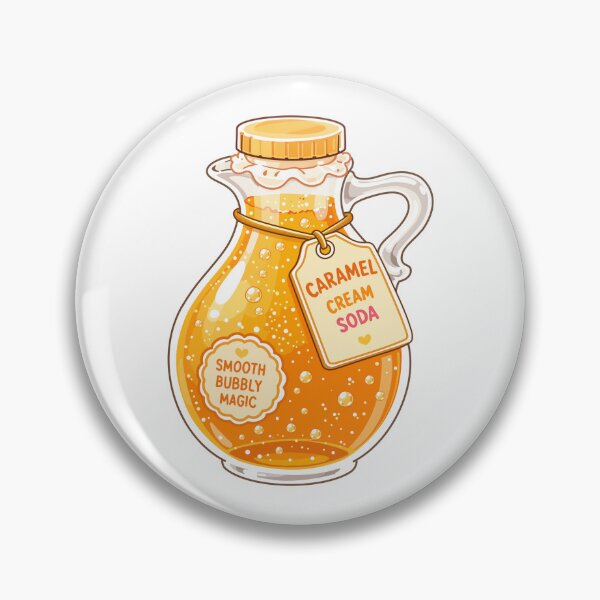 Item preview, Cute Caramel Cream Soda Clipart PNG designed and sold by KJackArtwork.