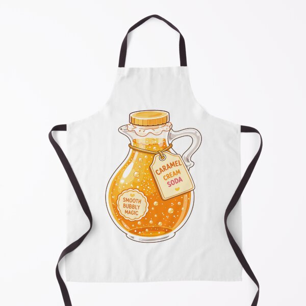 Item preview, Cute Caramel Cream Soda Clipart PNG designed and sold by KJackArtwork.