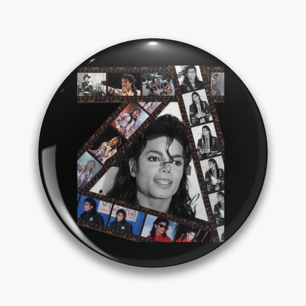 Item preview, Michael Jackson Film Strip Collage Career Moments Central Portrait Tribute designed and sold by QliumoPery.