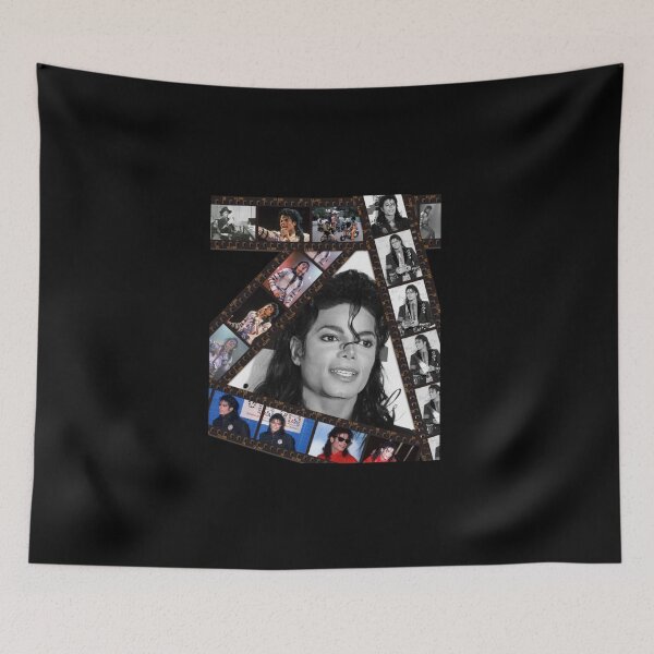 Item preview, Michael Jackson Film Strip Collage Career Moments Central Portrait Tribute designed and sold by QliumoPery.