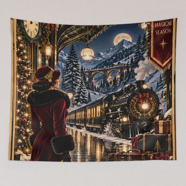 Item preview, Midnight to the North Pole designed and sold by AbstractAnom.