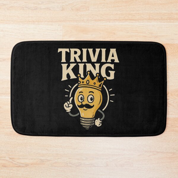 Item preview, Trivia King Funny Quiz Night Champion Knowledge Lover Design. designed and sold by The-T-In-Retro.