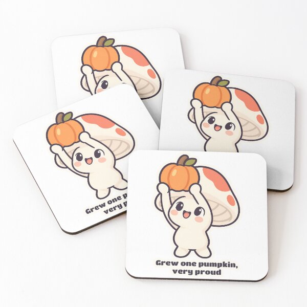 Item preview, Pumpkin Grower Mushroom Sprite Grew One Pumpkin designed and sold by OuqCreations.