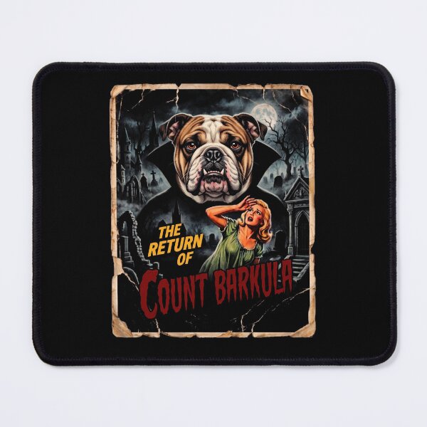 Item preview, Halloween Count Barkula Retro Horror Bulldog designed and sold by d247.