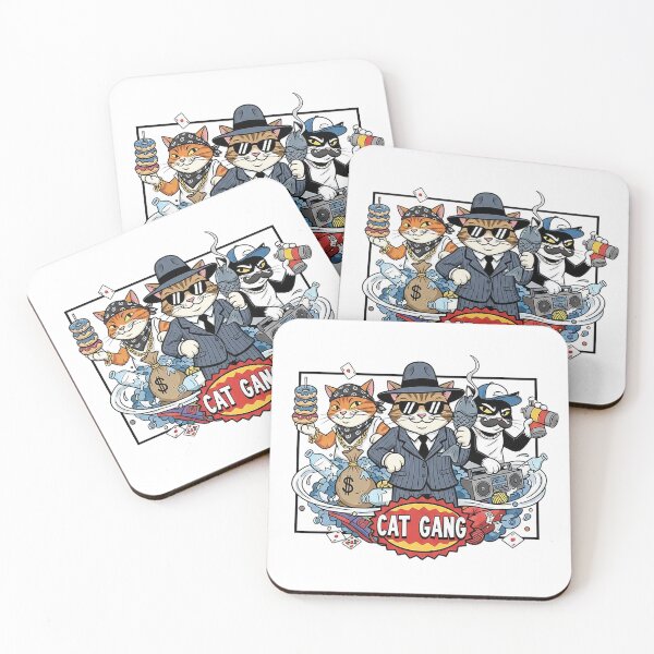 Item preview, Cat Gang Cool Boss Cats Money Party Cartoon Design designed and sold by cannsuh.