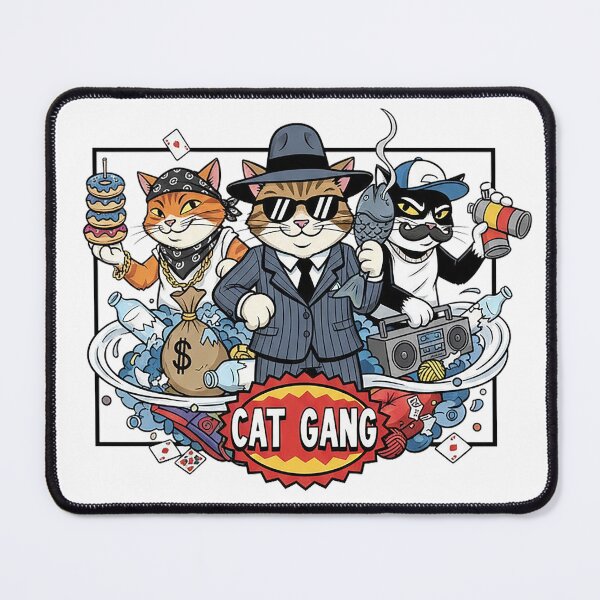 Item preview, Cat Gang Cool Boss Cats Money Party Cartoon Design designed and sold by cannsuh.