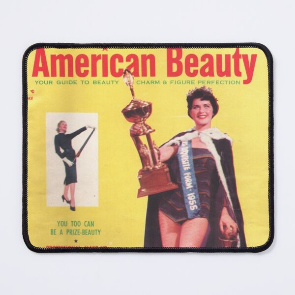 Item preview, American Beauty Queen Self Improvement Vintage Magazine Cover Fan Art Original Custom Vintage Movie Poster Wall Art Tee Design designed and sold by Cool Robot Bro..