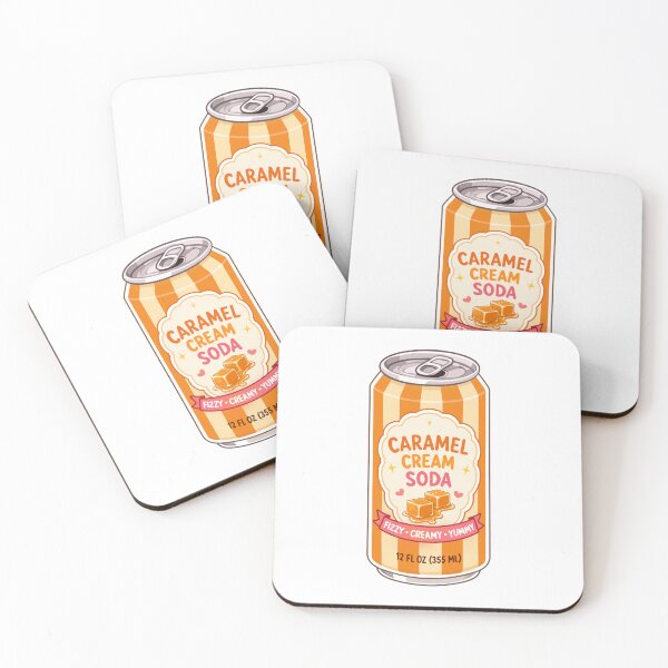 Item preview, Cute Caramel Cream Soda Clipart PNG designed and sold by KJackArtwork.