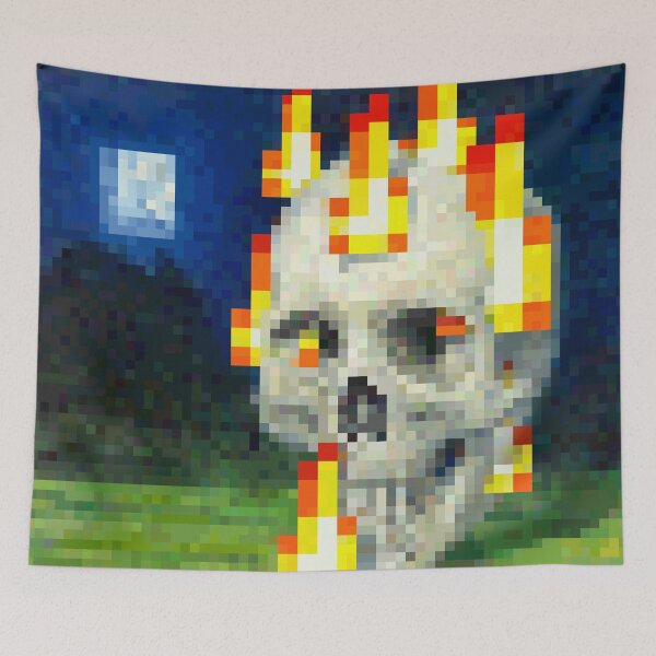 Item preview, Skull on Fire designed and sold by My Artprintz.