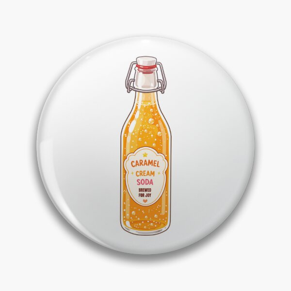 Item preview, Cute Caramel Cream Soda Clipart PNG designed and sold by KJackArtwork.