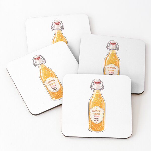 Item preview, Cute Caramel Cream Soda Clipart PNG designed and sold by KJackArtwork.