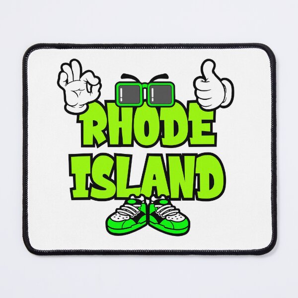 Item preview, RHODE ISLAND Typography Funny Vintage designed and sold by NFTWords.