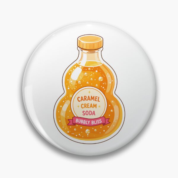 Item preview, Cute Caramel Cream Soda Clipart PNG designed and sold by KJackArtwork.