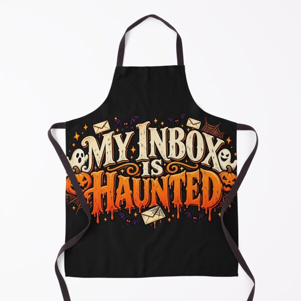 Item preview, My Inbox Is Haunted Halloween Office Humor designed and sold by GingaArt.
