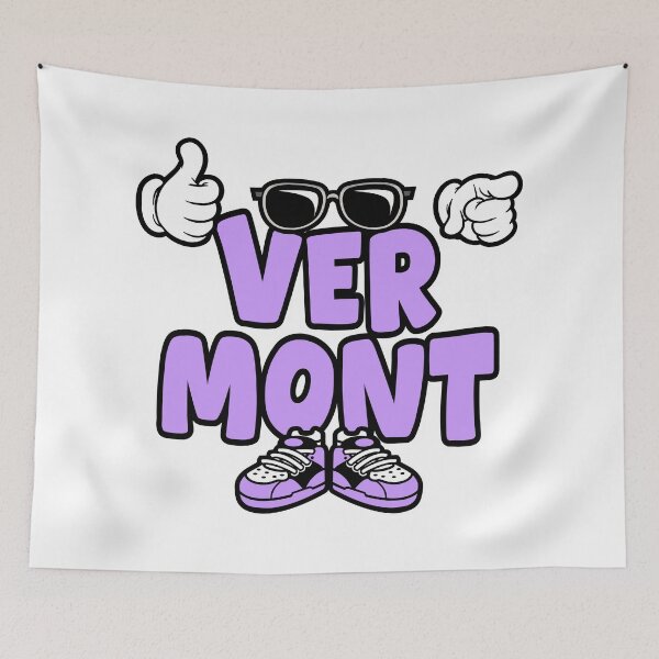 Item preview, VERMONT Typography Funny Vintage designed and sold by NFTWords.