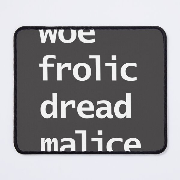 Item preview, The Four Tempers: Woe, Frolic, Dread, and Malice Artistic Design designed and sold by karimgamer.