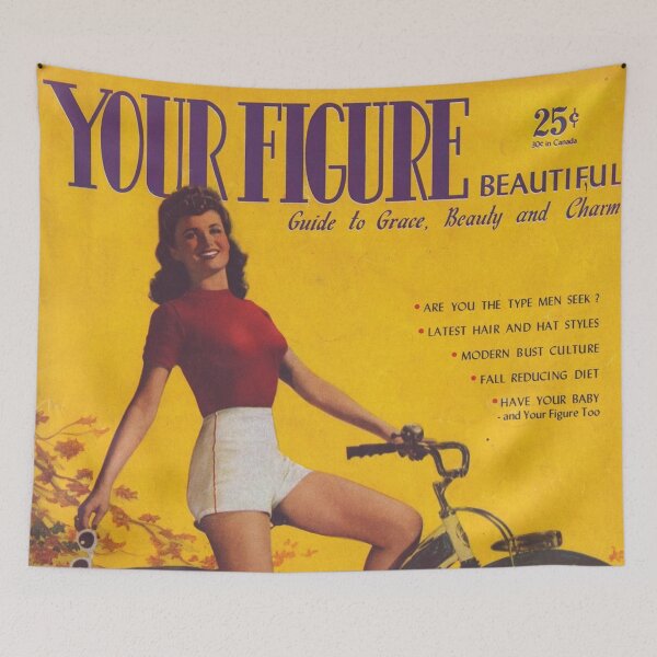 Item preview, Womens Self Improvement Vintage Magazine Cover Fan Art Original Custom Vintage Movie Poster Wall Art Tee Design designed and sold by Cool Robot Bro..