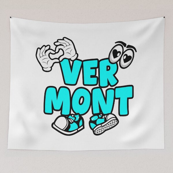 Item preview, VERMONT Vintage Cartoon Retro Comic designed and sold by NFTWords.