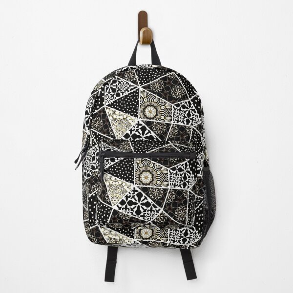 Item preview, Black White and Gold Geometric Patchwork designed and sold by Vac1.