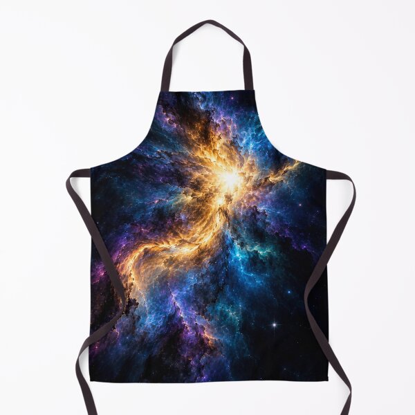 Item preview, Golden Stellar Convergence – Luminous Cosmic Nebula designed and sold by OandSDesigns23.