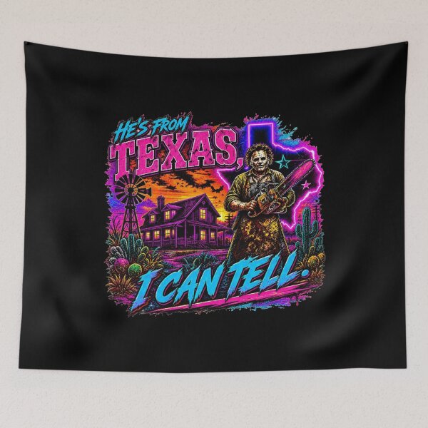 Item preview, He's From Texas Can Tel - Texas Horror - He’s From Texas I Can Tell - He's From Texas Can Tel Halloween designed and sold by UnalTrisTT.