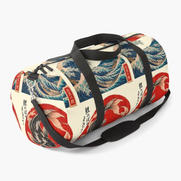 Item preview, Yin Yang Koi Fish - Great Wave & Mount Fuji Ukiyo-e designed and sold by TheSamuraiCat.