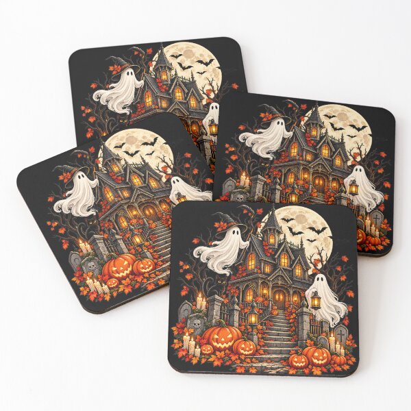 Item preview, Spooky Haunted House Halloween designed and sold by MysticCanvasAi.