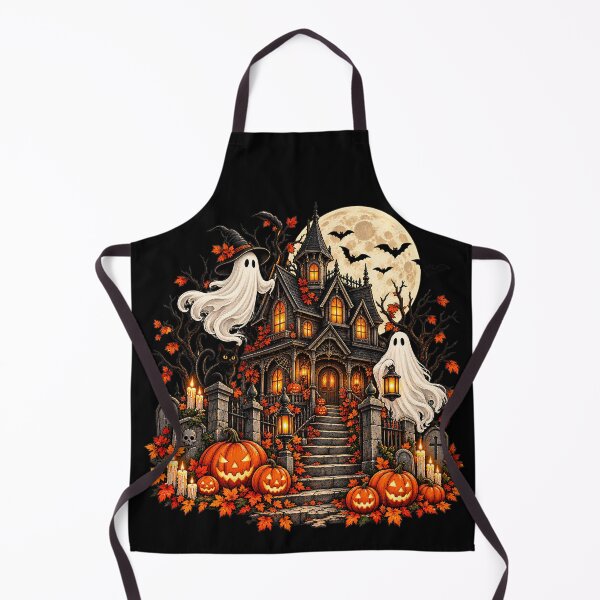 Item preview, Spooky Haunted House Halloween designed and sold by MysticCanvasAi.