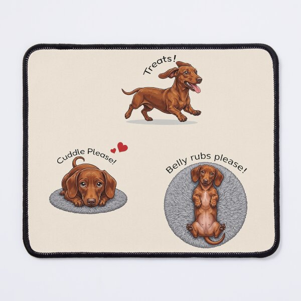 Item preview, Dachshund Daily Life Puppy Sticker Pack designed and sold by The-NOKU-Co.