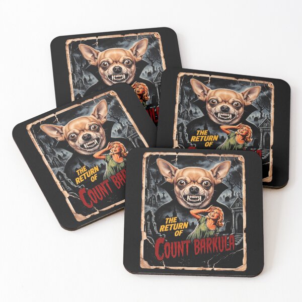 Item preview, Halloween Count Barkula Chihuahua Vampire Dog designed and sold by d247.