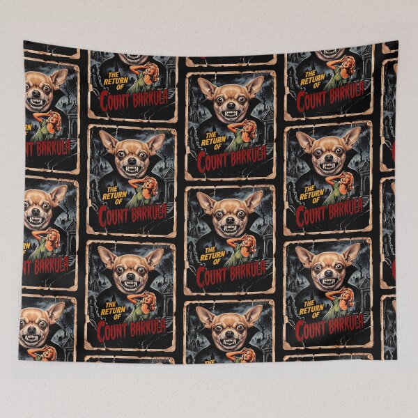 Item preview, Halloween Count Barkula Chihuahua Vampire Dog designed and sold by d247.