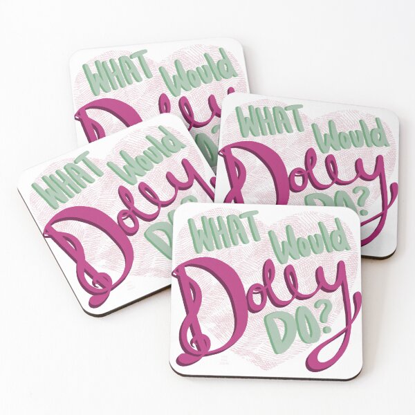 Item preview, What would Dolly do? In pink and green designed and sold by katerosestudios.