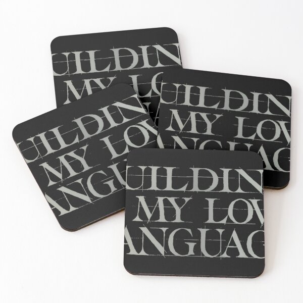 Item preview, Building is My Love Language Mark Funny Quote  designed and sold by LASTIQUE-dd.