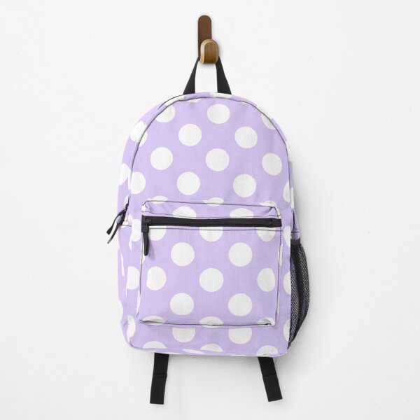 Item preview, Large white polka dots on lavender designed and sold by Nolan6.