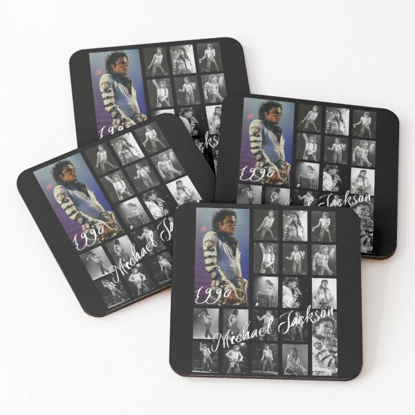 Item preview, Michael Jackson 1990 Concert Collage Black White Performance Photos Tribute designed and sold by QliumoPery.