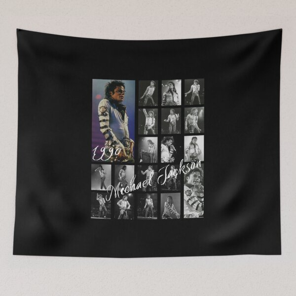 Item preview, Michael Jackson 1990 Concert Collage Black White Performance Photos Tribute designed and sold by QliumoPery.