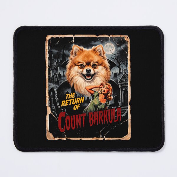 Item preview, Retro Halloween Count Barkula Vampire Dog designed and sold by d247.