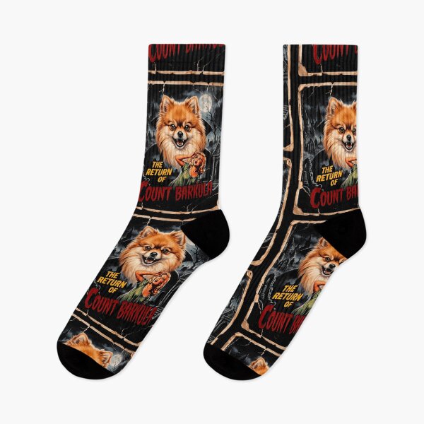 Item preview, Retro Halloween Count Barkula Vampire Dog designed and sold by d247.