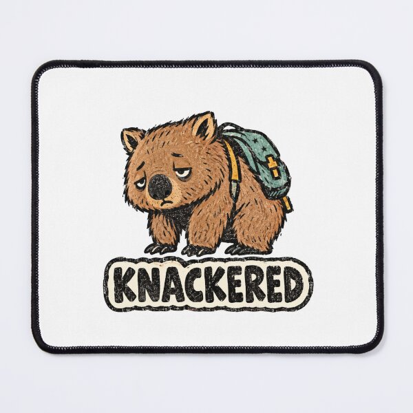 Item preview, Knackered Hiking Bear Funny Outdoor Sticker designed and sold by Frenky Stickers.
