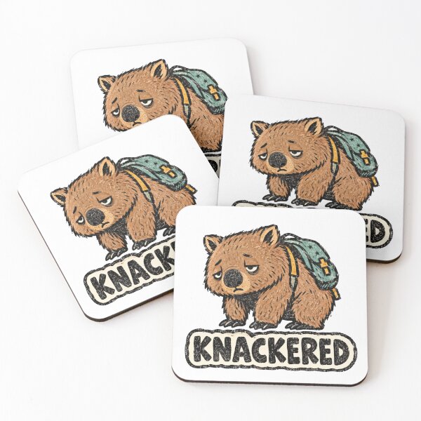Item preview, Knackered Hiking Bear Funny Outdoor Sticker designed and sold by Frenky Stickers.