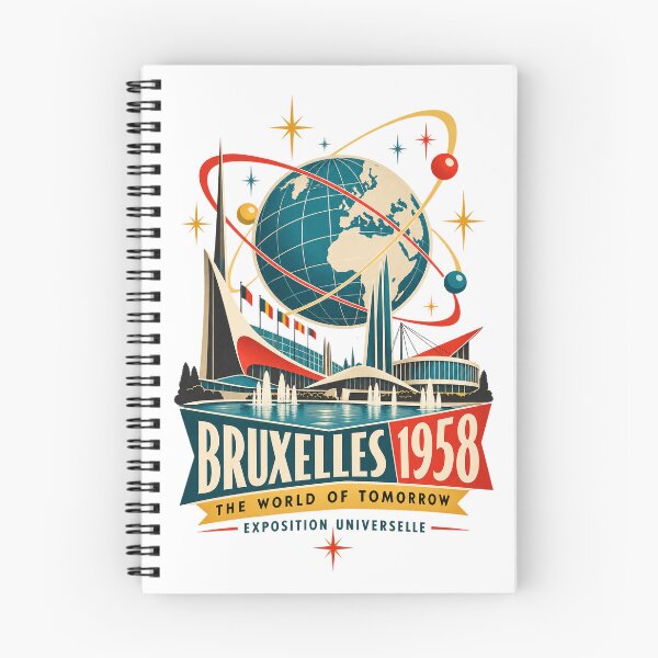 Item preview, Expo 58 Brussels — The World of Tomorrow — 1958 World’s Fair designed and sold by Past in Threads.