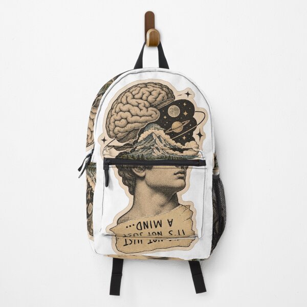 Item preview, Cosmic Mind Open Universe Mountain Vintage Sticker designed and sold by PRIME4YOU.