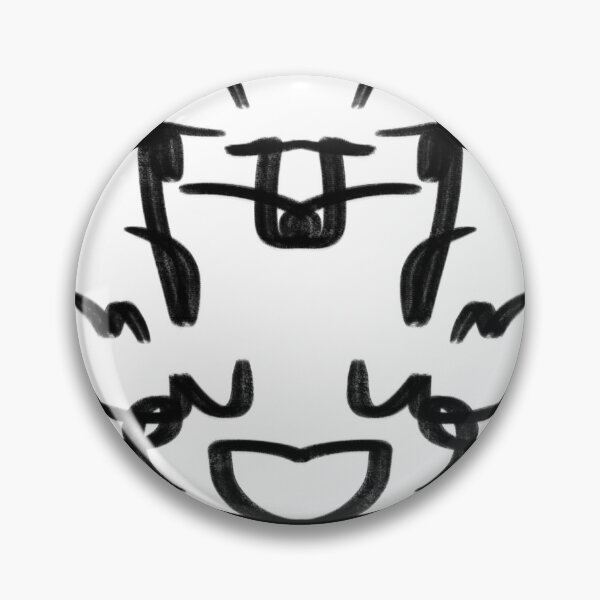 Item preview, Abstract Calligraphy Glyph Vol. 03 - Symmetrical Mask designed and sold by ZMKAndInk.