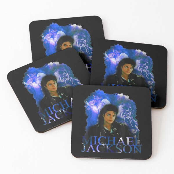 Item preview, Michael Jackson Blue Aura Portrait Collage Live Performance King of Pop designed and sold by QliumoPery.