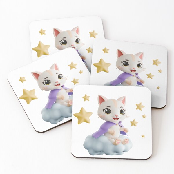 Item preview, Cute Guardian Angel Cat Floating on Cloud designed and sold by Mythos-Apparel.