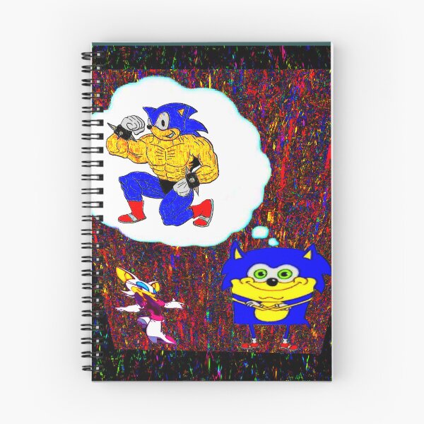 Item preview, sonic sponge bob strong man holo foil designed and sold by retro_hobbie_shop.