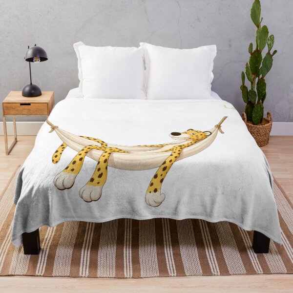 Item preview, Leopard Relaxing in Hammock designed and sold by Maison de Mabiti.